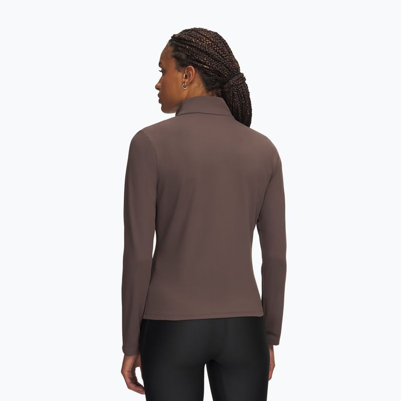 Damen-Trainingssweatshirt Under Armour Motion peppercorn/white 2