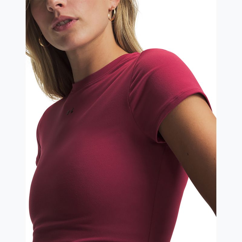 Damen-Trainingsshirt Under Armour Motion Fitted SS claret/ox blood 3