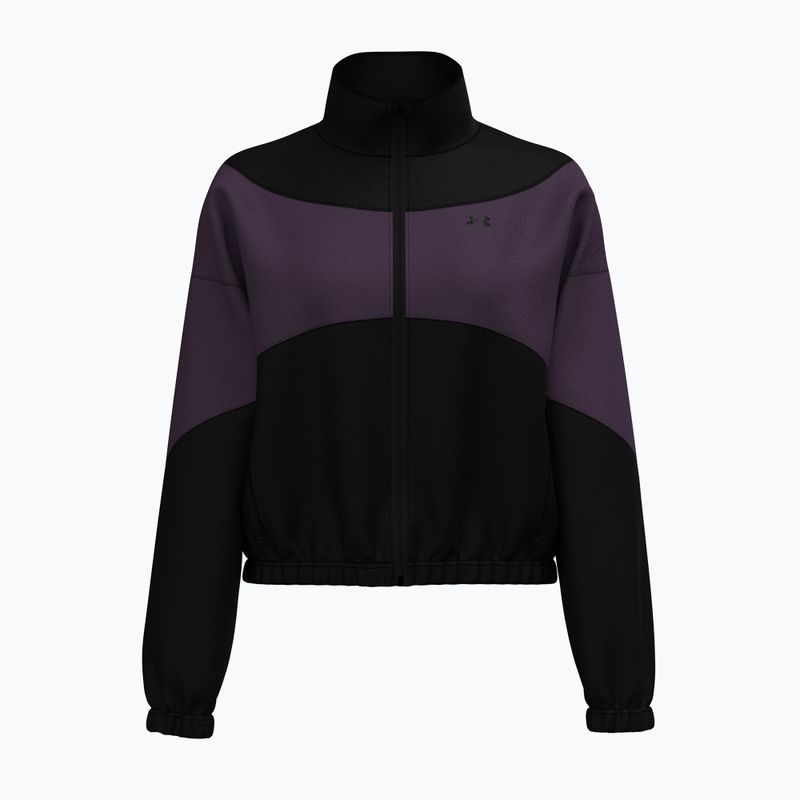 Damen-Trainingsjacke Under Armour Rival Woven black/purple echo/black