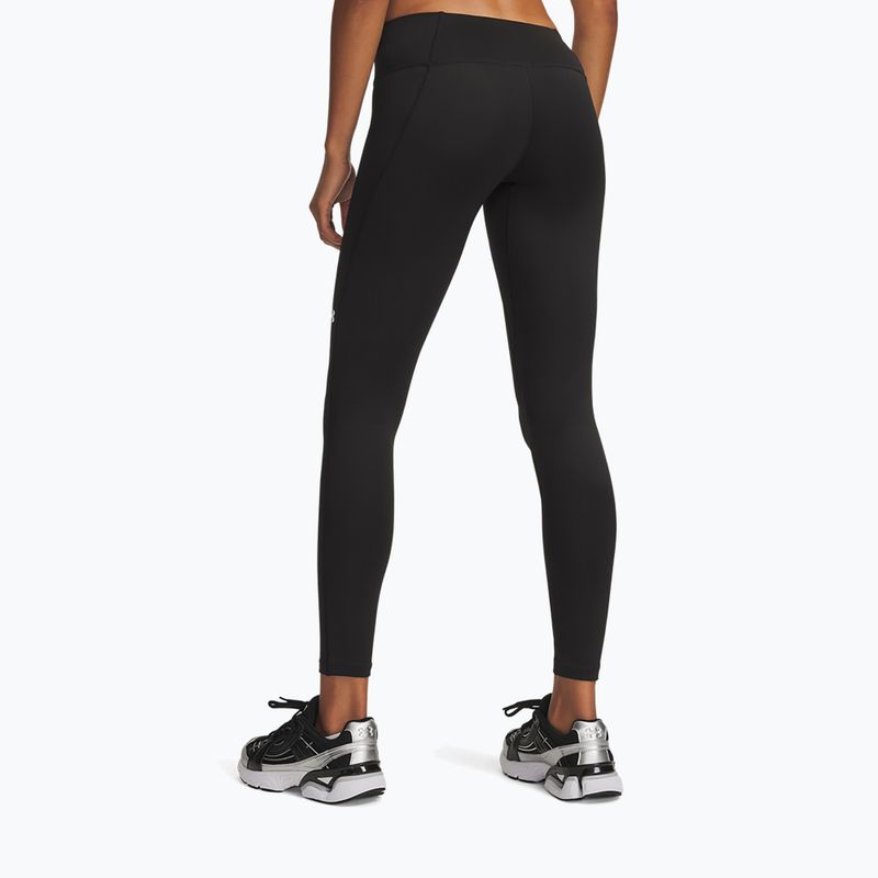 Damen-Trainingsleggings Under Armour ColdGear Leggings ultimate black/white 3