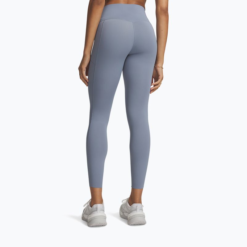 Damen-Trainingsleggings Under Armour Vanish Elite Leggings blue wind/metallic silver 3