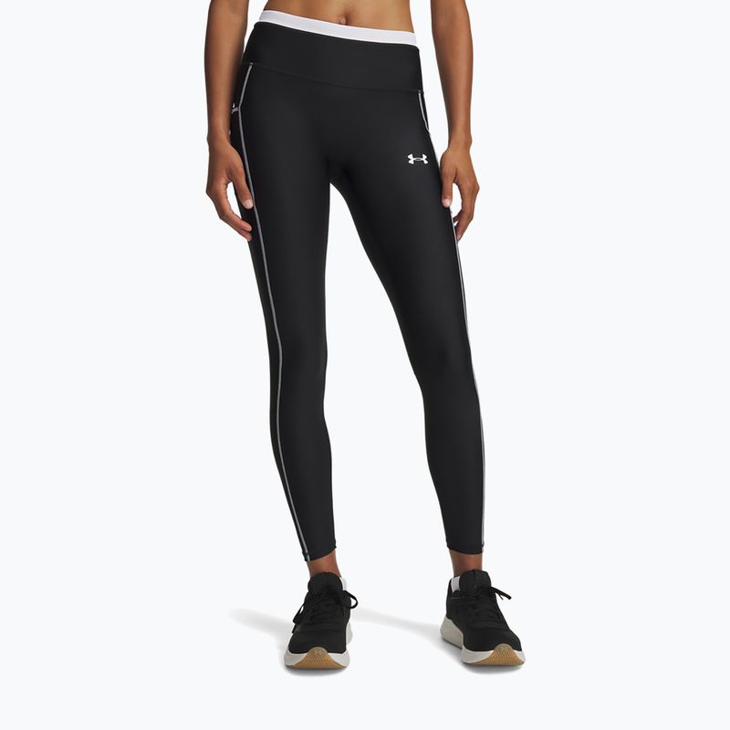 Damen-Trainingsleggings Under Armour HeatGear Novelty Leggings black/white