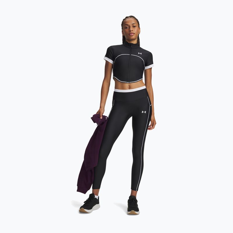 Damen-Trainingsleggings Under Armour HeatGear Novelty Leggings black/white 2