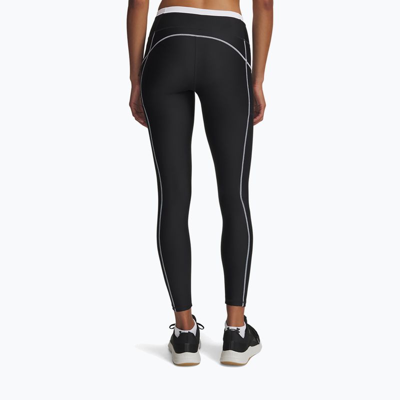 Damen-Trainingsleggings Under Armour HeatGear Novelty Leggings black/white 3