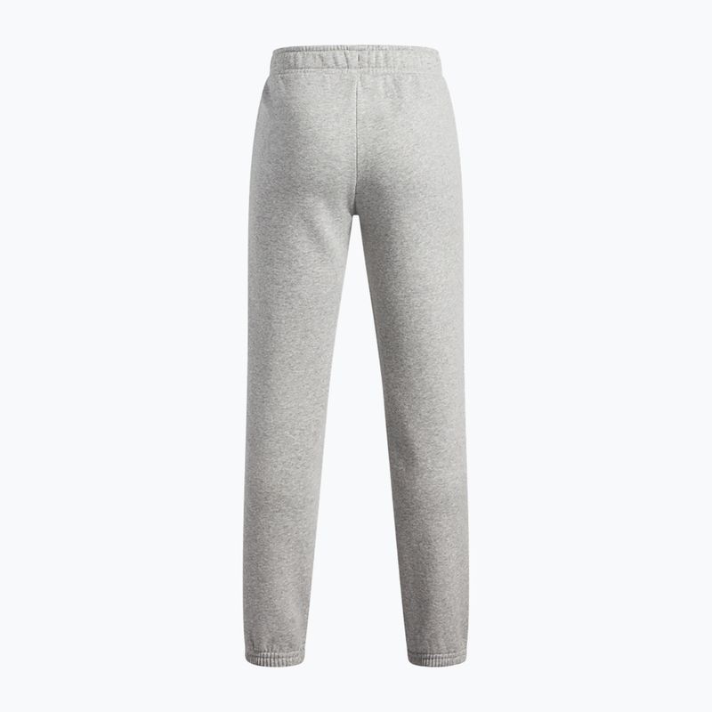 Kinderhose Under Armour B Rival Fleece Jogger mod gray light heather/white 2