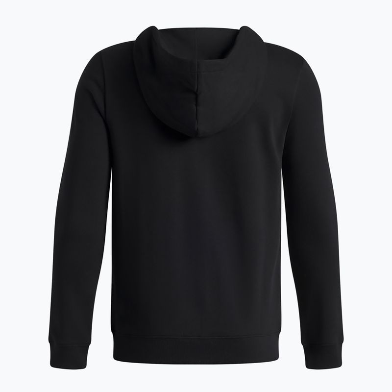 Kinder-Sweatshirt Under Armour Rival Lightweight Full Zip ultimate black/black 2
