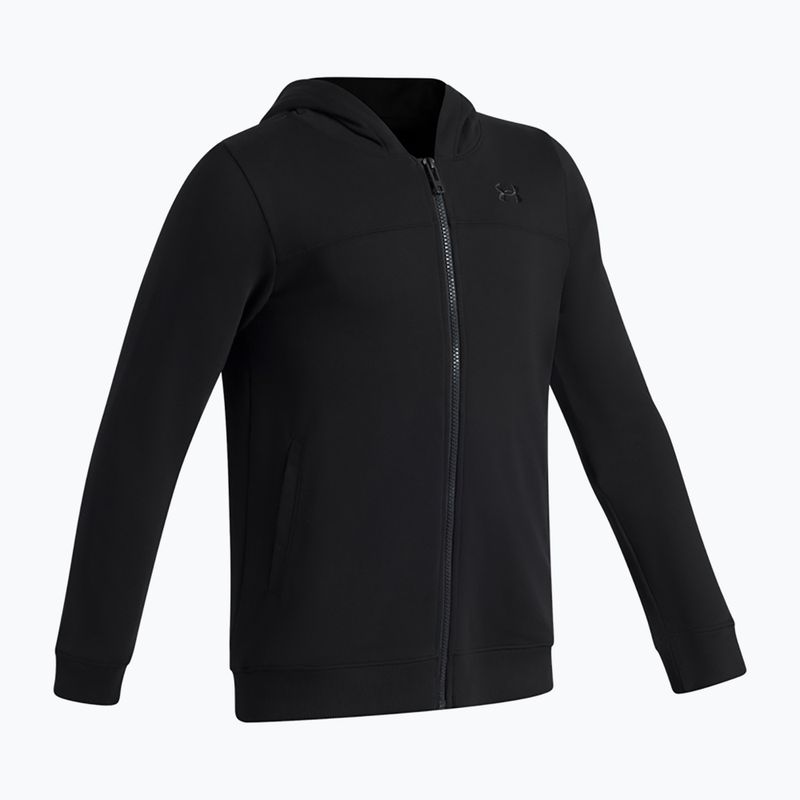 Kinder-Sweatshirt Under Armour Rival Lightweight Full Zip ultimate black/black 3