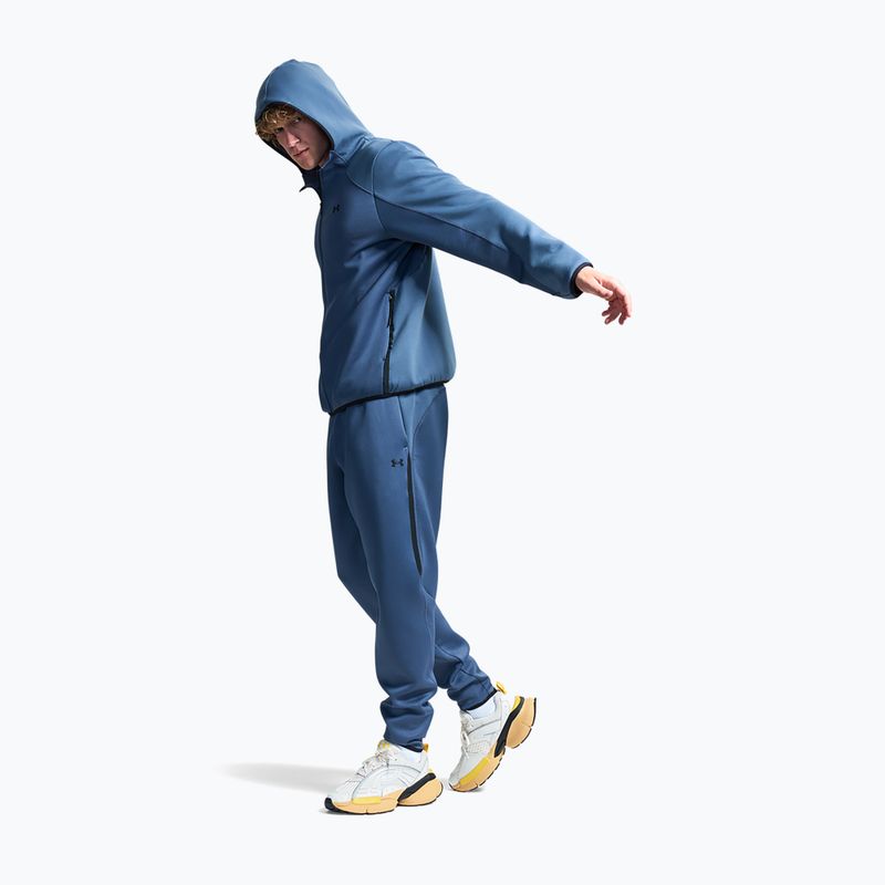 Herrenhose Under Armour Unstoppable Fleece Jogger Downpour Gray/Black 3