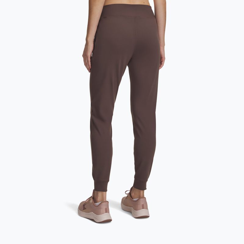 Damenhose Under Armour Motion Jogger peppercorn/white 3