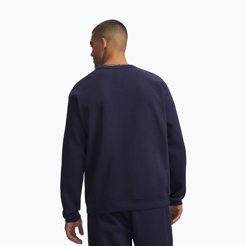 Herrenpullover Under Armour Rival Fleece Crew midnight navy/white 2