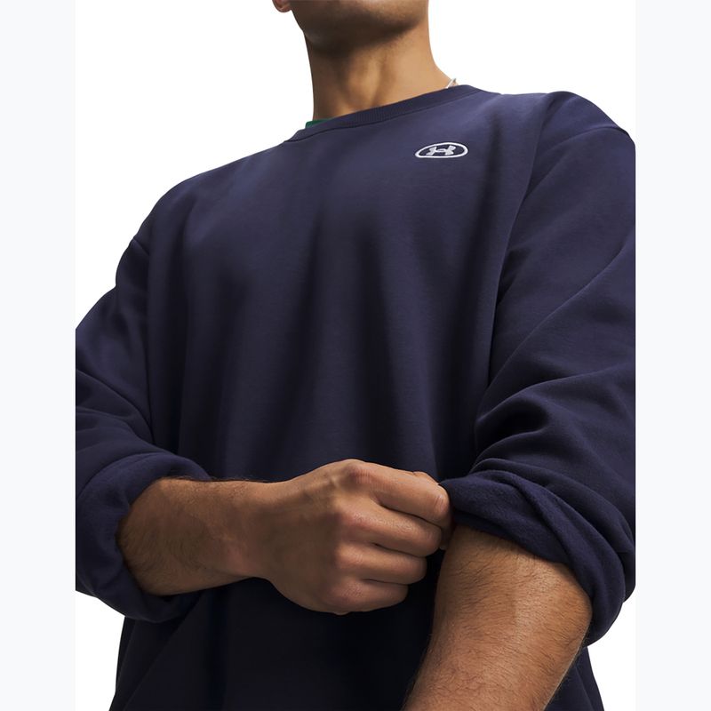 Herrenpullover Under Armour Rival Fleece Crew midnight navy/white 3