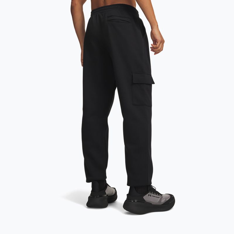 Herrenhose Under Armour Rival Fleece Cargo ultimate black/white 3