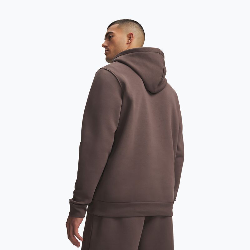 Herrenpullover Under Armour Essential Fleece Hoodie peppercorn/peppercorn 2
