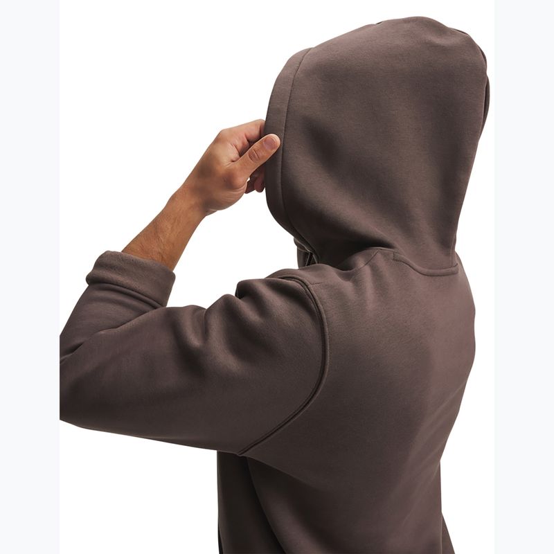 Herrenpullover Under Armour Essential Fleece Hoodie peppercorn/peppercorn 3