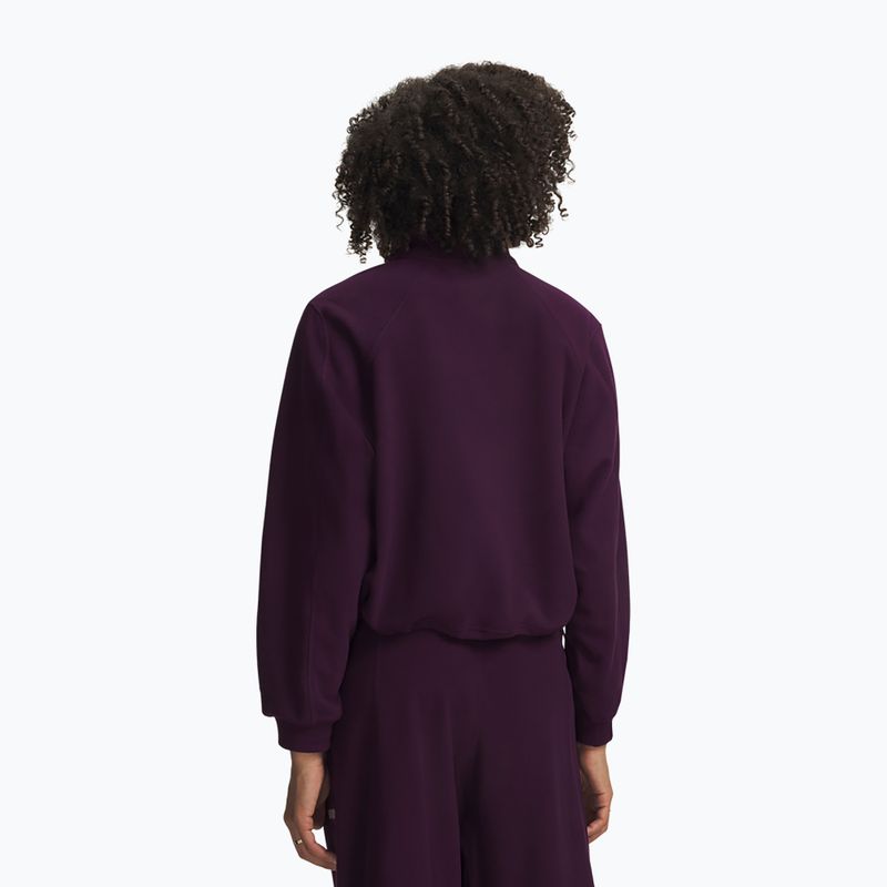 Damen-Trainingssweatshirt Under Armour Performance Fleece Qz purple echo/purple echo 2
