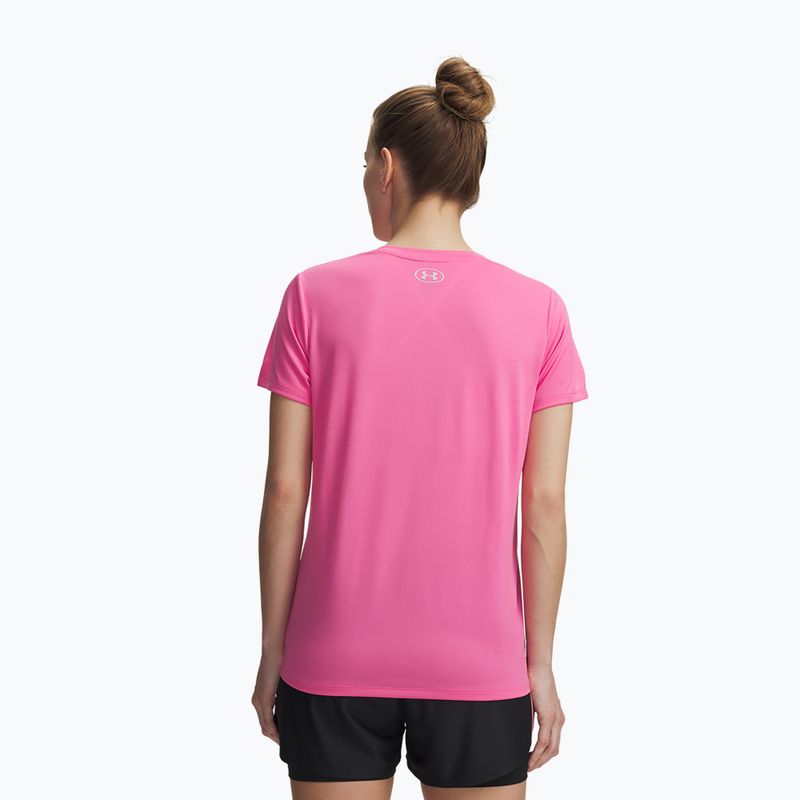 Damen-Trainingsshirt Under Armour Tech SSV Solid pink frenzy/prime pink 2