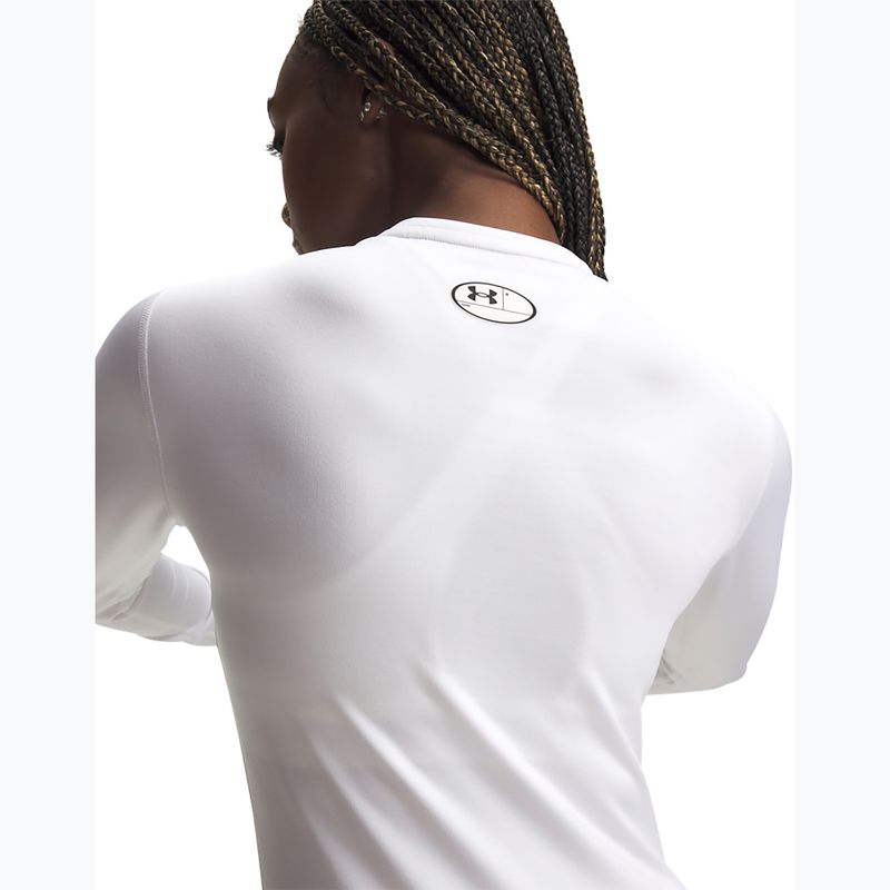 Damen-Trainingslangarmshirt Under Armour ColdGear Crew white/halo gray 3
