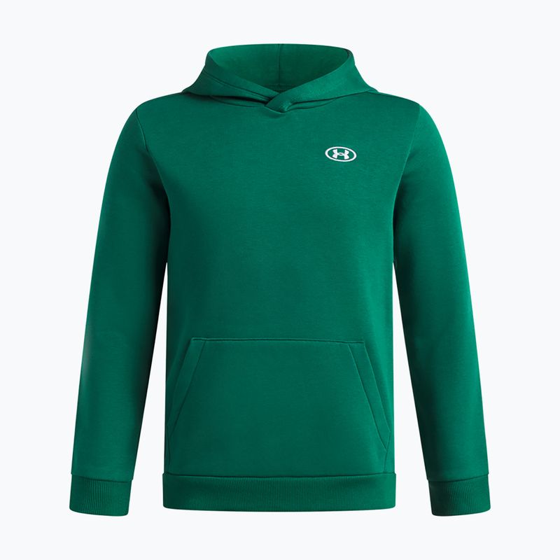 Kinder-Sweatshirt Under Armour B Rival Fleece Hoodie campus ivy/white