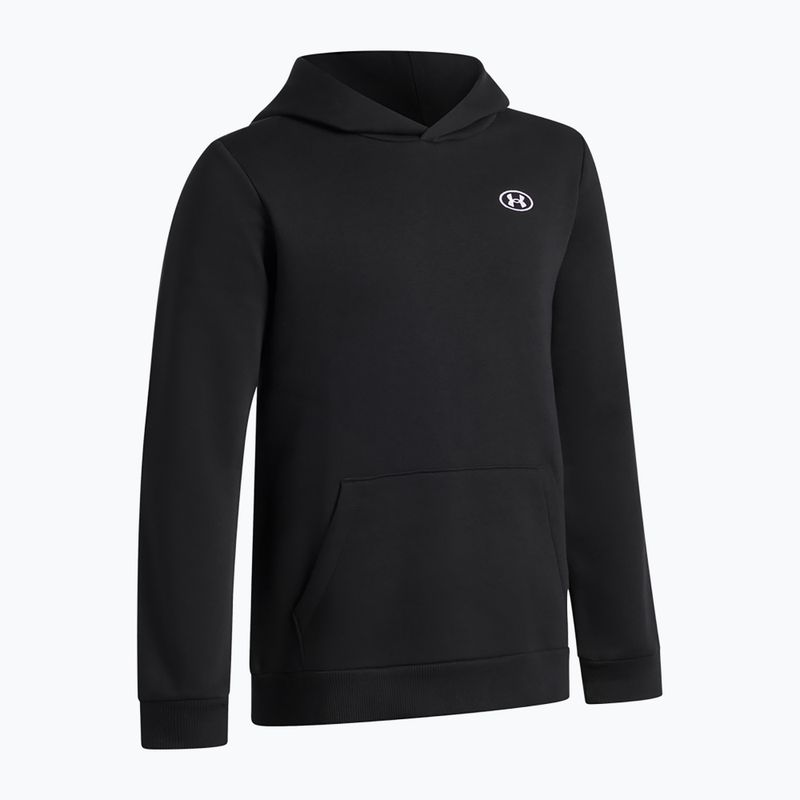 Kinder-Sweatshirt Under Armour B Rival Fleece Hoodie ultimate black/white 3