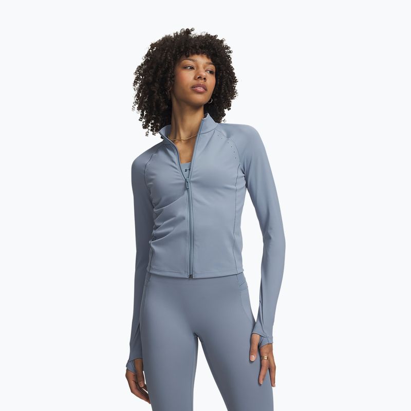 Damen-Trainingssweatshirt Under Armour Vanish Elite blue wind/metallic silver