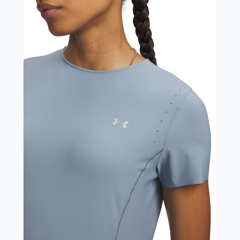 Damen-Trainingsshirt Under Armour Vanish Elite SS blue wind/metallic silver 3