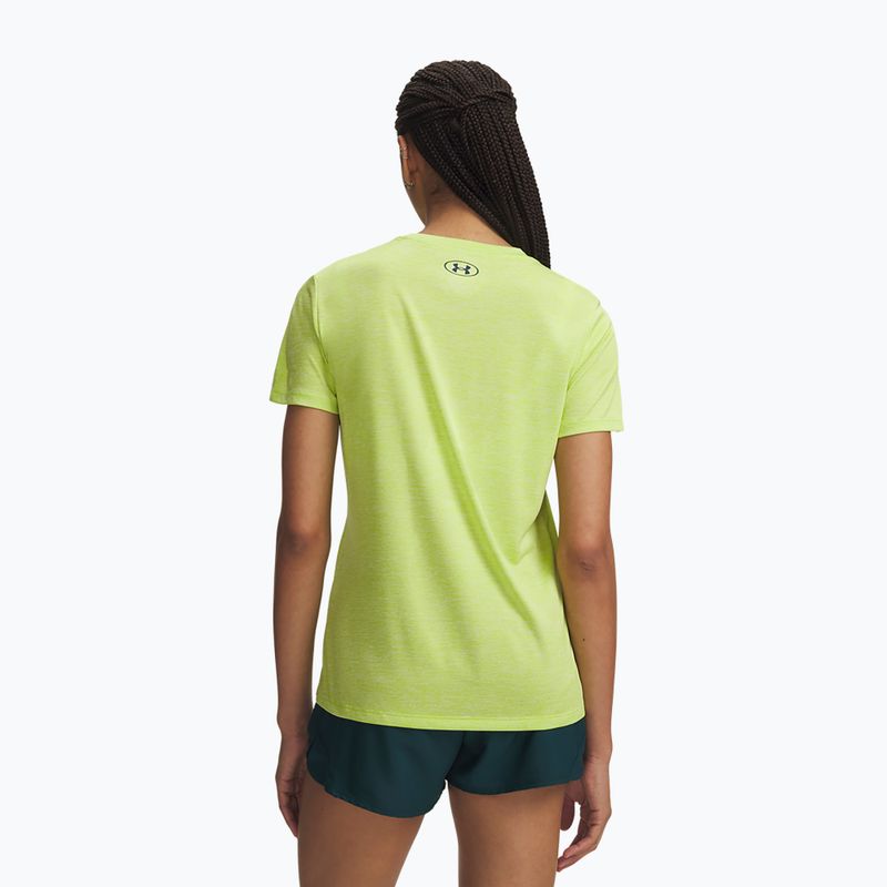 Damen-Trainingsshirt Under Armour Tech Twist green citrine/arden green 2