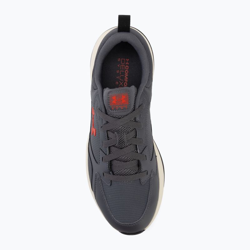 Herren Trainingsschuhe Under Armour Charged Edge castlerock/winter white/anthem red 5