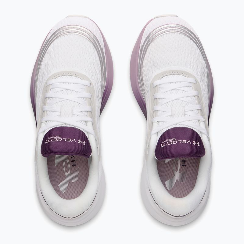 Laufschuhe für Damen Under Armour Velociti Sport white/purple echo/mauve pink 3
