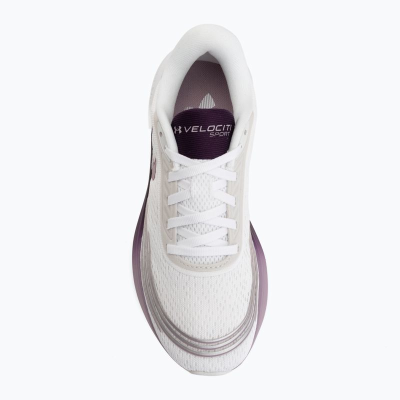 Laufschuhe für Damen Under Armour Velociti Sport white/purple echo/mauve pink 5