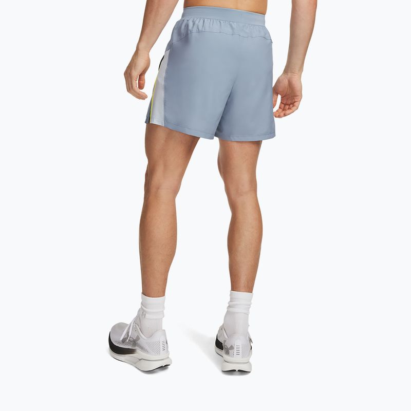 Herren-Laufshorts Under Armour Launch 5" Shorts blue wind/flash light/reflective 3