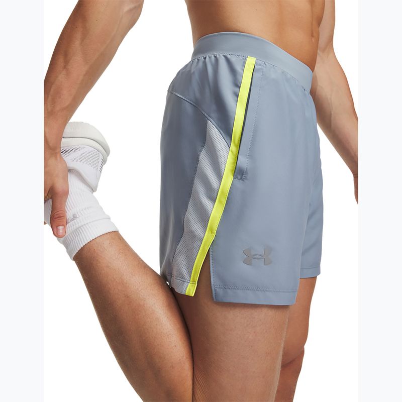 Herren-Laufshorts Under Armour Launch 5" Shorts blue wind/flash light/reflective 4