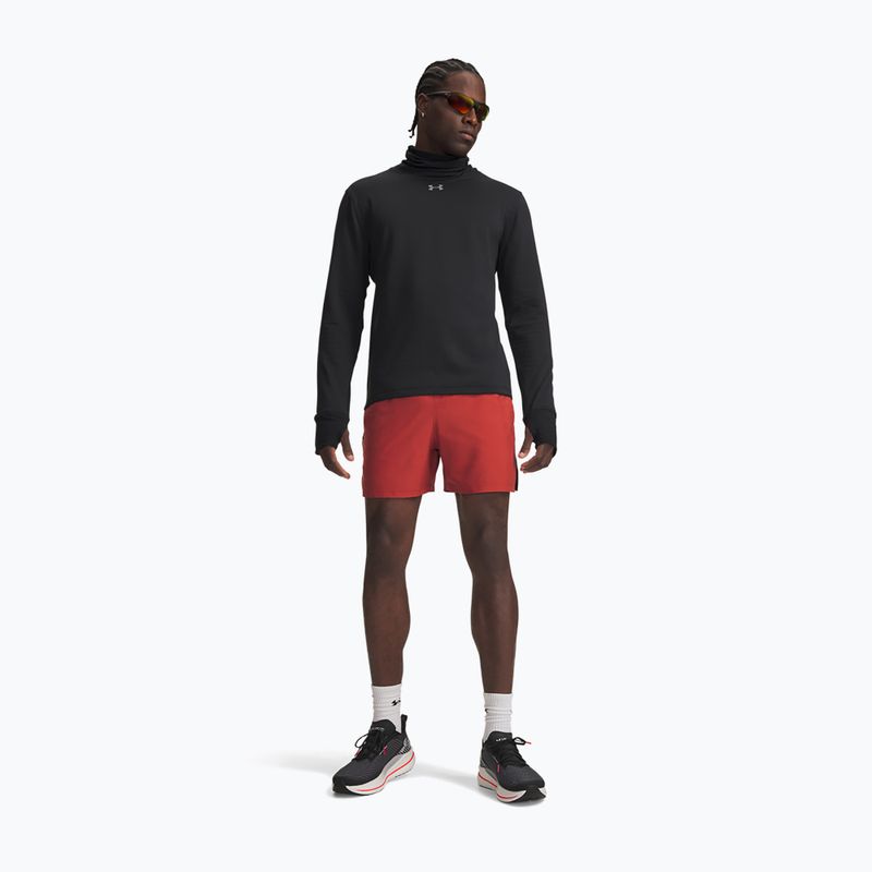 Herren-Laufshorts Under Armour Launch 5" Shorts heritage red/black/reflective 2