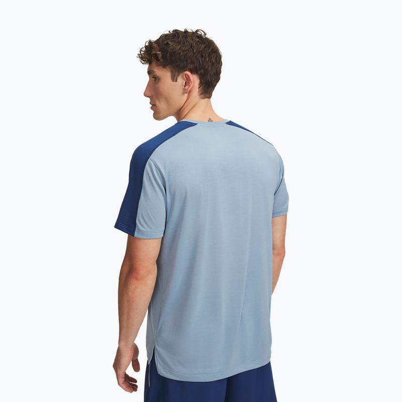 Herren-Laufshirt Under Armour Velociti Reflect blue wind/blackout navy/reflective 2