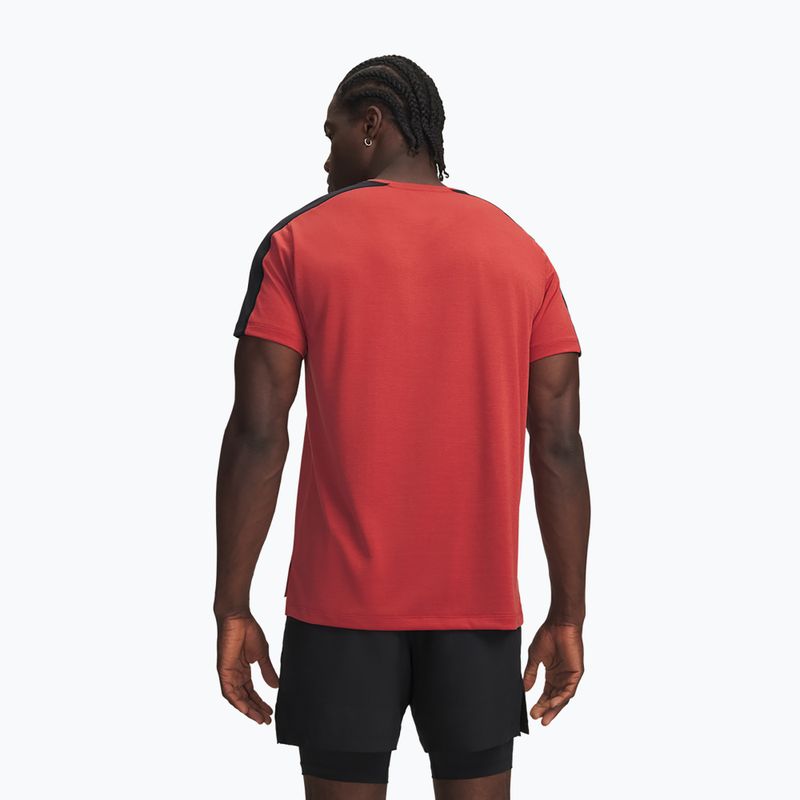 Herren-Laufshirt Under Armour Velociti Reflect heritage red/black/reflective 2