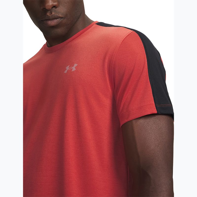 Herren-Laufshirt Under Armour Velociti Reflect heritage red/black/reflective 3