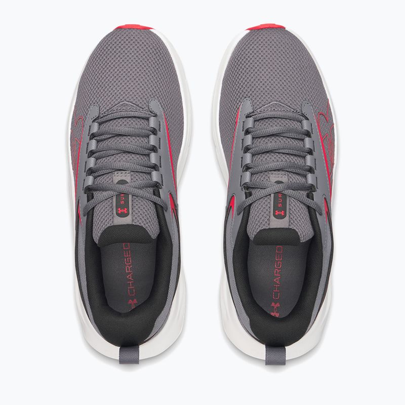 Herren-Laufschuhe Under Armour Surge 5 castlerock/distant gray/red 3