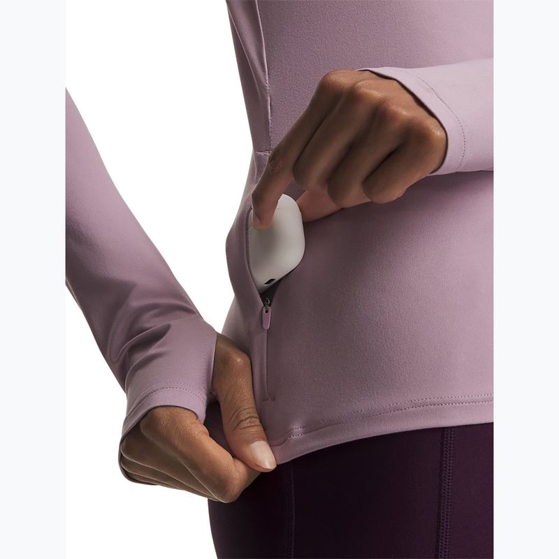 Laufpullover für Damen Under Armour Velociti Half Zip mauve pink/reflective 3