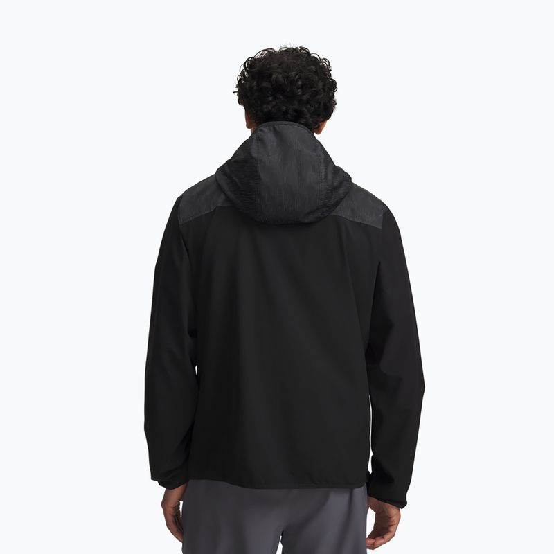 Laufjacke für Herren Under Armour Velociti Storm Jacket ultimate black/reflective 2
