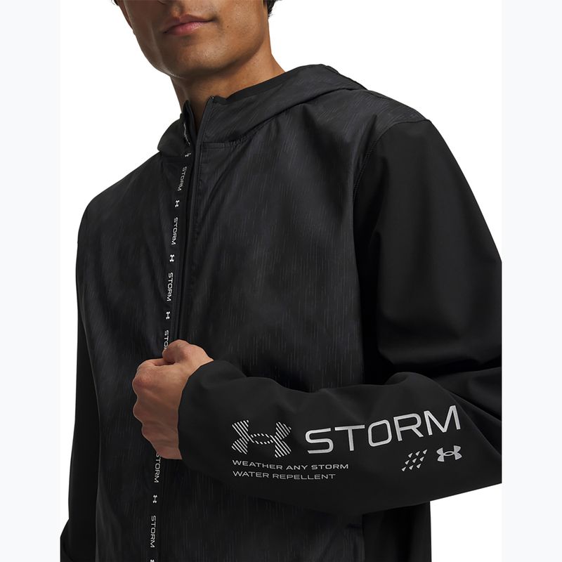 Laufjacke für Herren Under Armour Velociti Storm Jacket ultimate black/reflective 4
