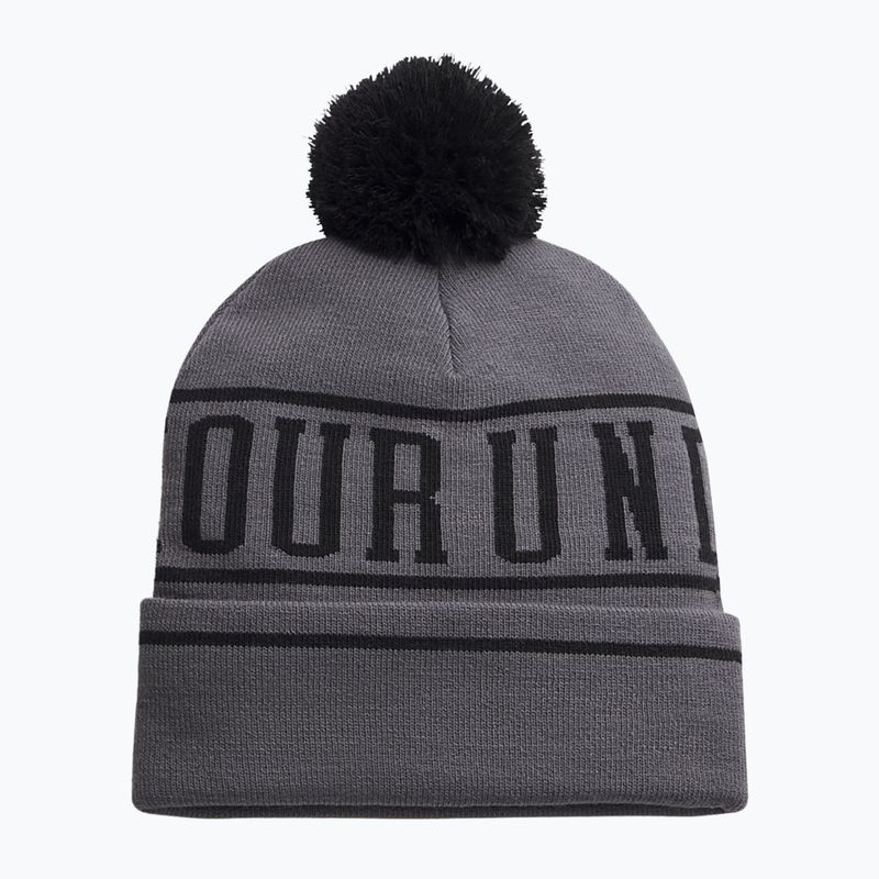 Herren-Wintermütze Under Armour Halftime Pom Beanie castlerock/black/black 2