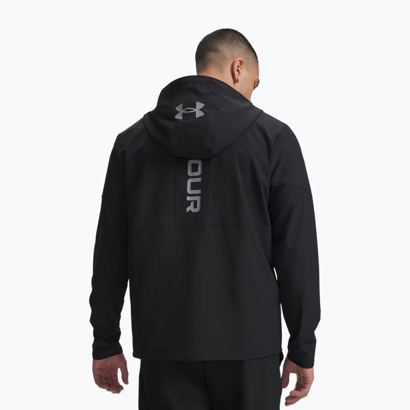 Trainingsjacke Herren Under Armour Tech Utility Woven Jacket black/black/steel 2