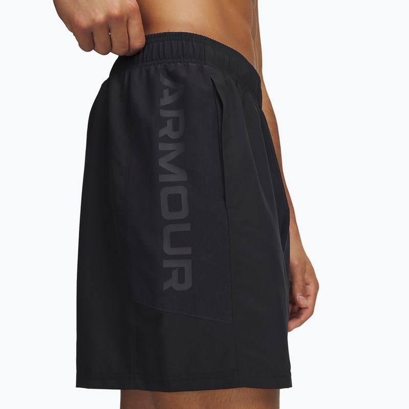 Herren-Trainingsshorts Under Armour Tech Utility Shorts black/steel 4