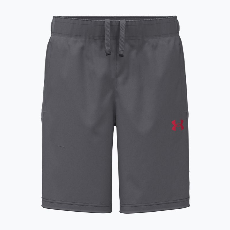 Kindershorts Under Armour Tech Utility Woven Shorts castlerock/mod gray/racer red