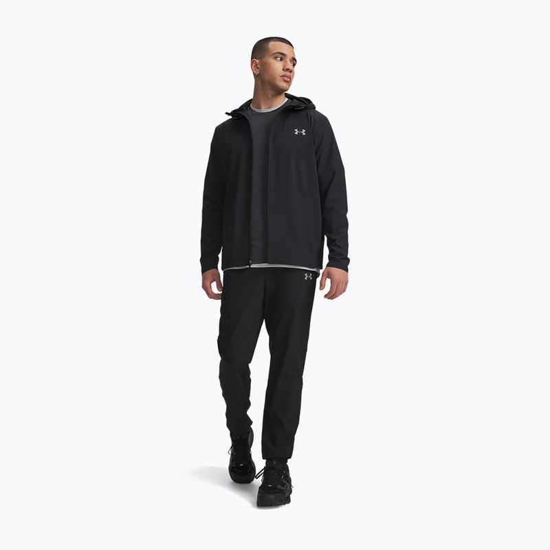 Herren-Trainingshose Under Armour Tech Utility Woven Pants black/black/steel 2