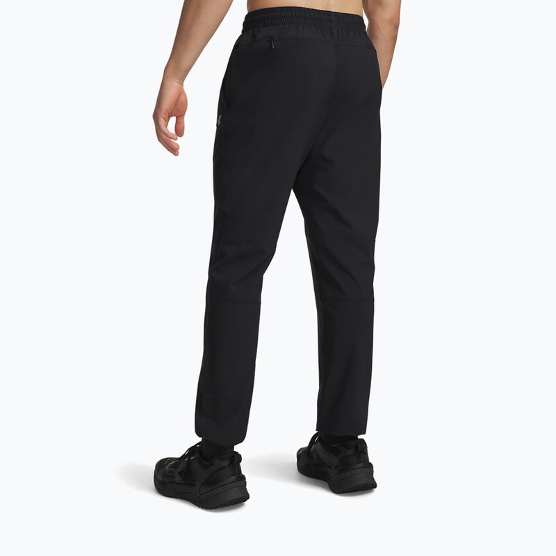 Herren-Trainingshose Under Armour Tech Utility Woven Pants black/black/steel 3