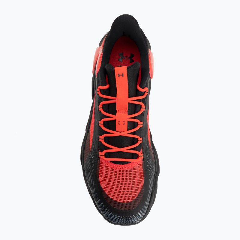 Trainingsschuhe Under Armour Halo Trainer Sport black/racer red/metallic gun metal 5