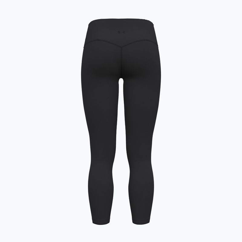 Damen-Trainingsleggings Under Armour Meridian Ankle Leggings ultimate black/ultimate black 2