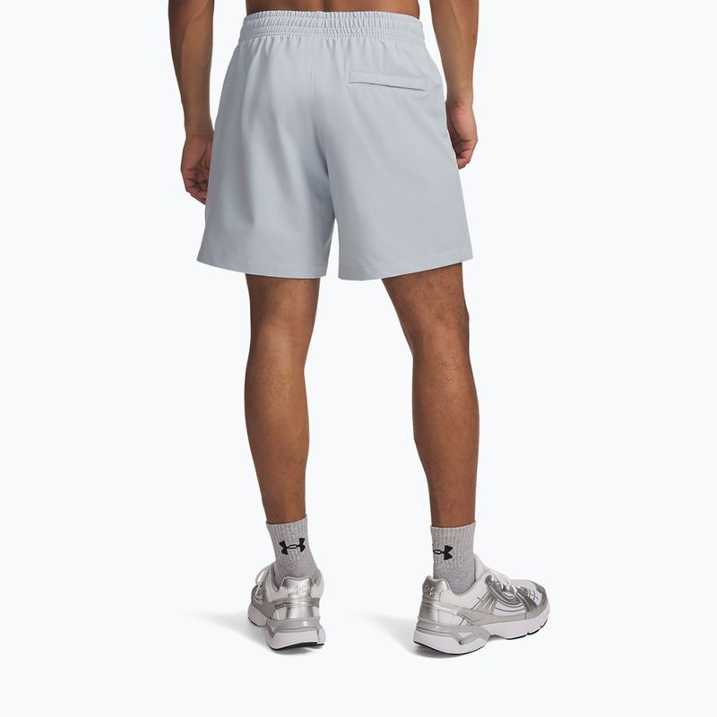 Herren-Trainingsshorts Under Armour Unstoppable Woven Shorts blue fog/black 3