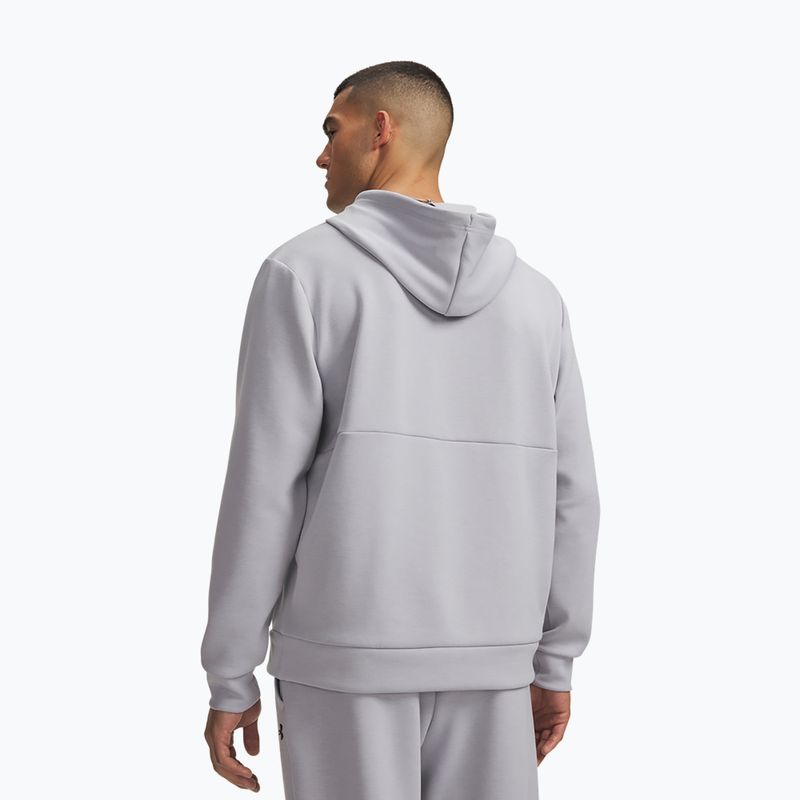 Herrenpullover Under Armour Flex Fleece Hoodie mod gray/black 2