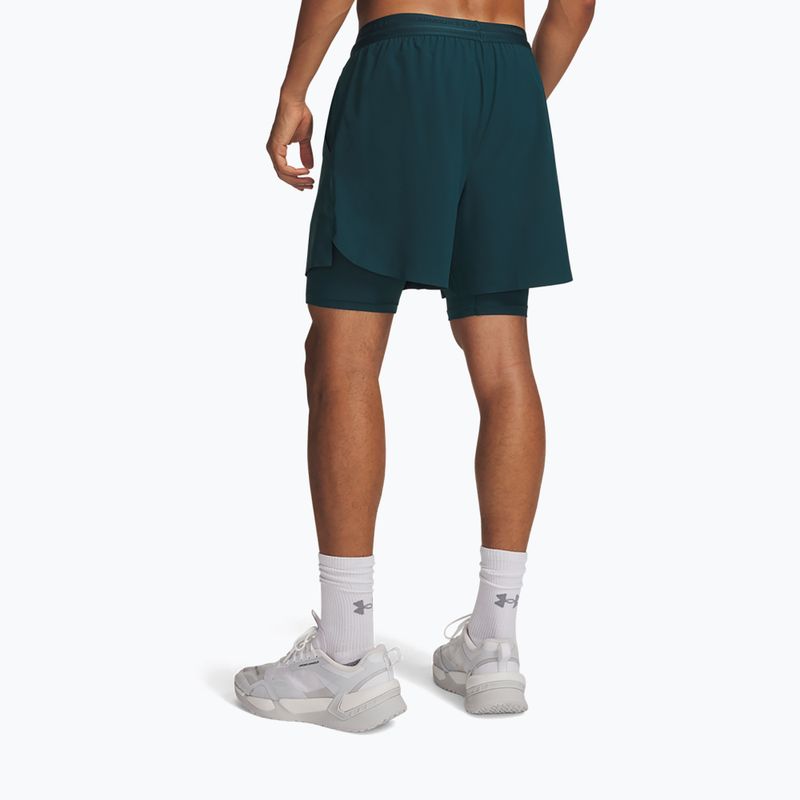 Herren-Trainingsshorts Under Armour Vanish Elite 2IN1 Shorts arden green/arden green 3